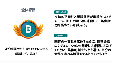 評価画面のイメージ