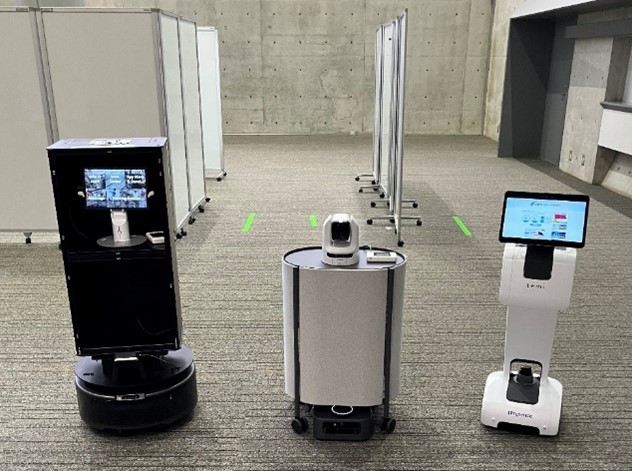 実証に使用したロボット端末
使用電波：ミリ波、sub6
