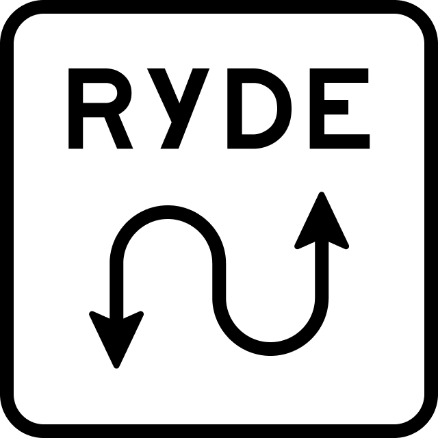 RYDEのロゴ
