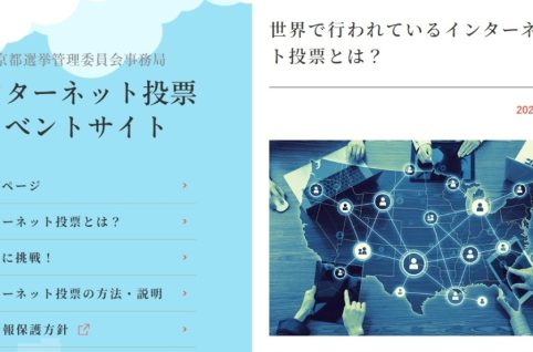 インターネット投票イベントサイト