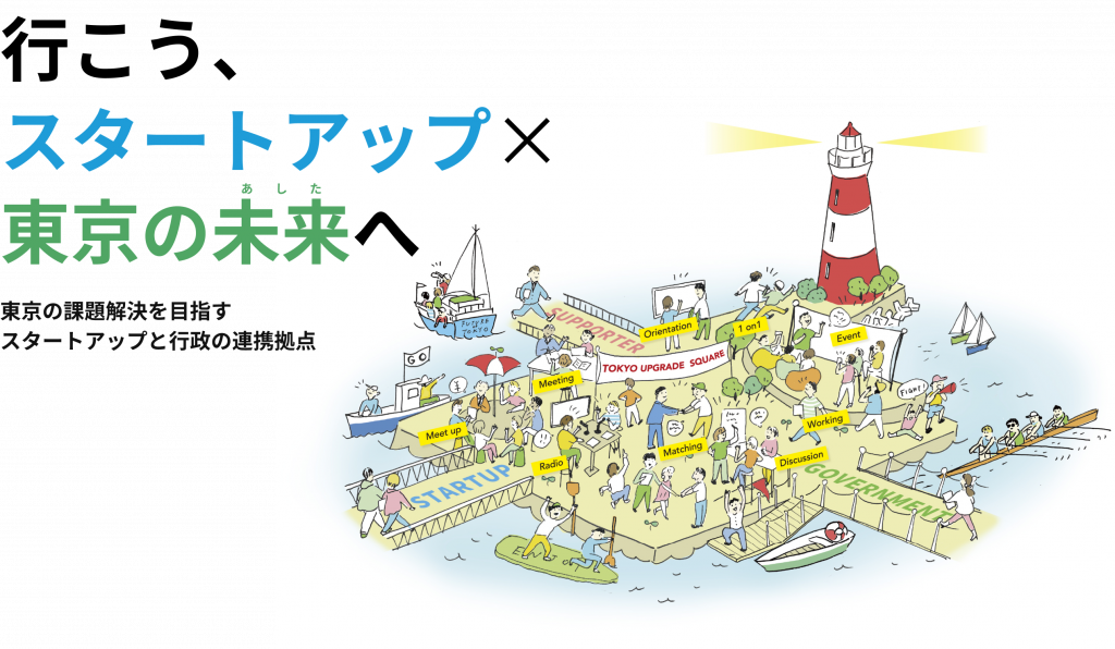 "TOKYO UPGRADE SQUARE"のコンセプトイメージ
