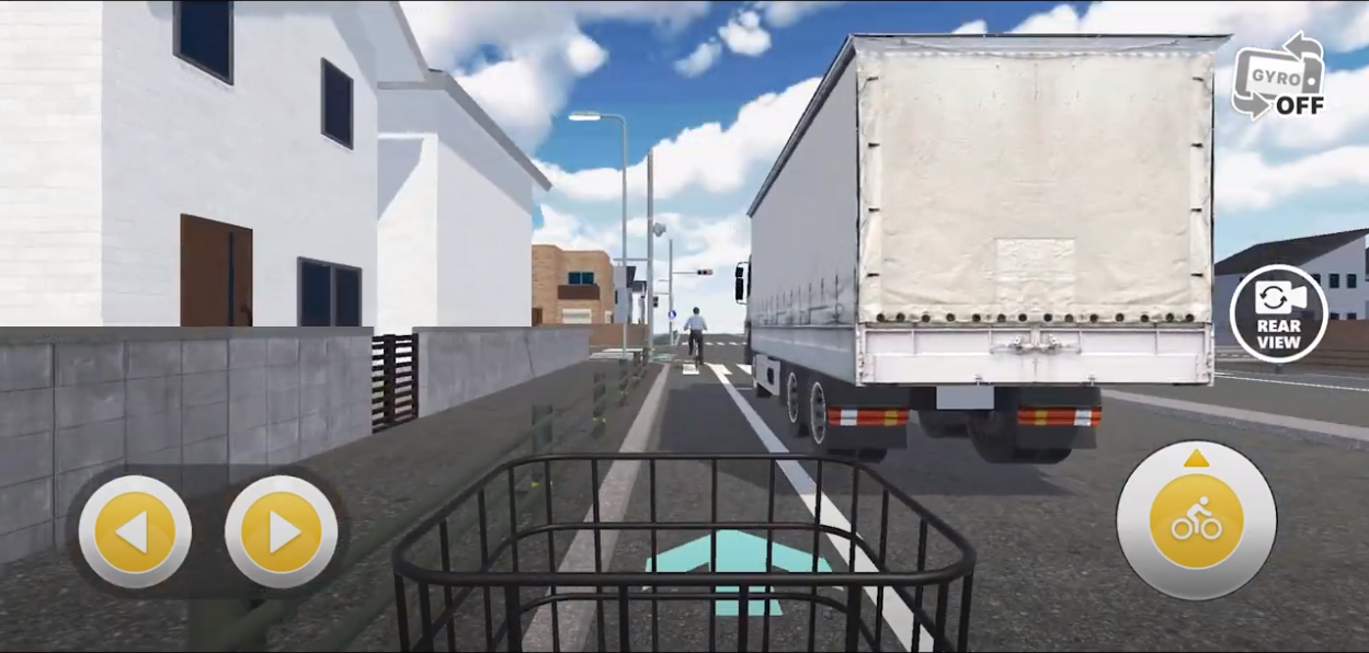 自転車走行シミュレーション画像