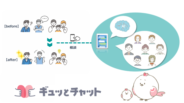 ギュッとチャットのアイキャッチ画像