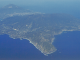 八丈島の航空写真