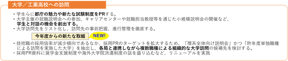 第122回東京都技術会議資料・技術職員確保の取組強化①