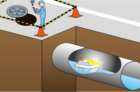 船形ロボットイメージ